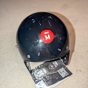 NWT Schutt Youth Hybrid M Black Football Helmet NO FACEMASK